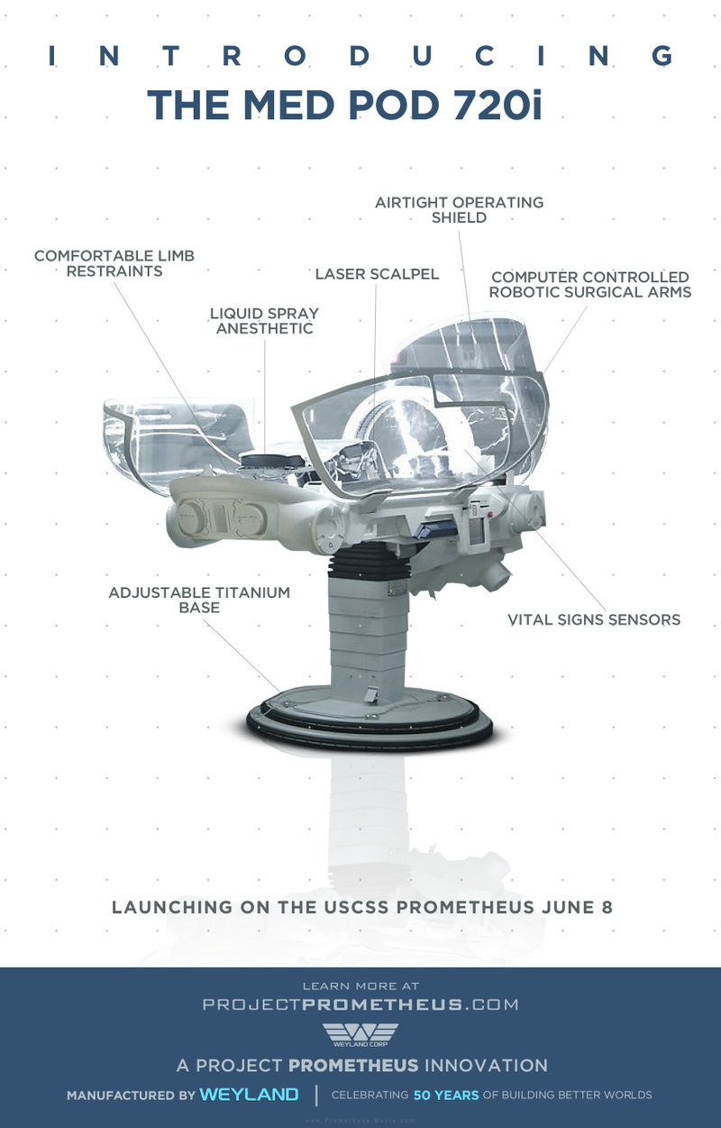 Illustration for article titled Massive collection of Prometheus stills take you inside Ridley Scott's new spaceship